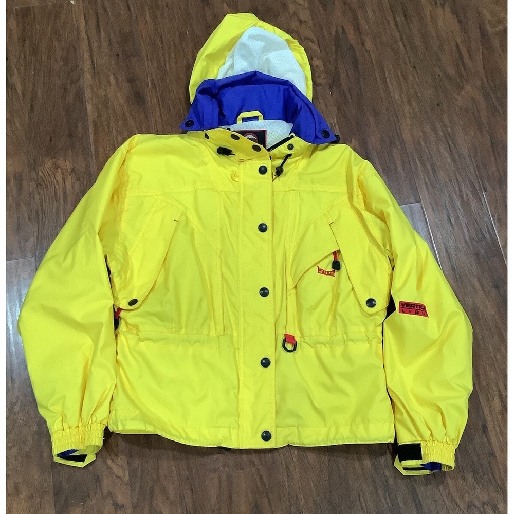 Marker LTD Men's 6  Red Full Zip Ski Winter Parka Hooded Jacket "Vertical Light"